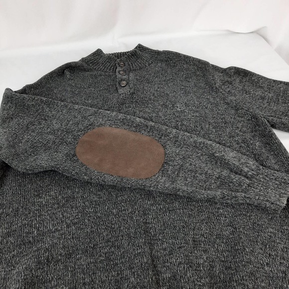 5 For $20.00 Chaps Men's Three Button Stand Up Collar Pullover Sweater, XXL - Picture 7 of 16